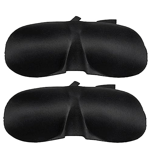 Masques de sommeil noirs VICASKY lot de 2 bandeaux de nuit cache-yeux