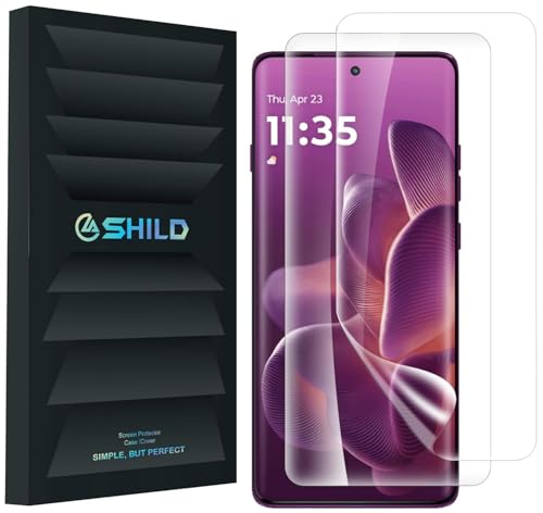 Image of Uyiton Privacy Screen Protector for - (6.8 inch Curved Display) | Anti-Spy HD Clear Flexible Film | Bubble-Free Easy Installation Kit | Scratch Resistant | Case Friendly (Pack of 2) (Moto Edge 60 Fusion)