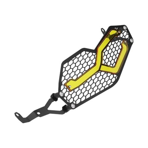 Protège phare moto F750GS évite les impacts de graviers avec cette grille en maille noire