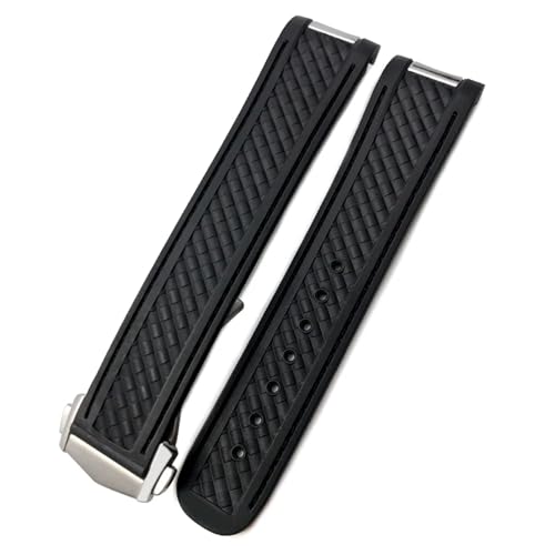 Bracelet Omega AT150 caoutchouc résistant silicone incurvé anti-usure