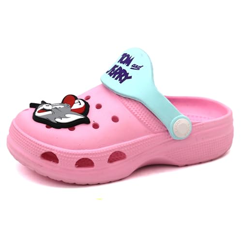 Image of SVAAR Tom & Jerry Kid's Attractive Clogs with Authentic Tom & Jerry Charms and Adjustable Back Strap