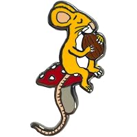 Pawprint Family | Mouse with Nut Enamel Pin Badge | Julia Donaldson and Axel Scheffler's The Gruffalo Official Merchandise