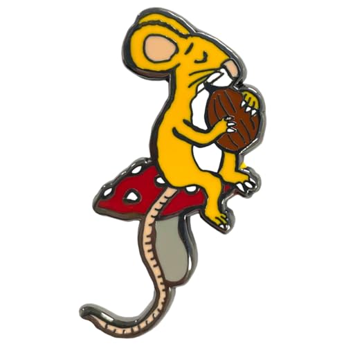 Pawprint Family Julia Donaldson and Axel Schefflers The Gruffalo Enamel Pin Badge Official Licensed Nickel, Nickel