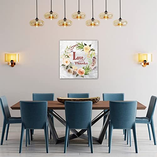Amour et gratitude à la maison grâce au panneau en bois mural - 5