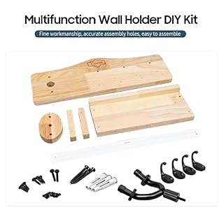 HUIOP GGS-09 Support de guitare mural multifonction Kit de bricolage Étagère de suspension murale en bois avec 4… - Les Beatles, Paul McCartney, John Lennon, RIngo Starr, George Harrison HUIOP GGS-09 Support de guitare mural multifonction Kit de bricolage Étagère de suspension murale en bois avec 4… – Image 2