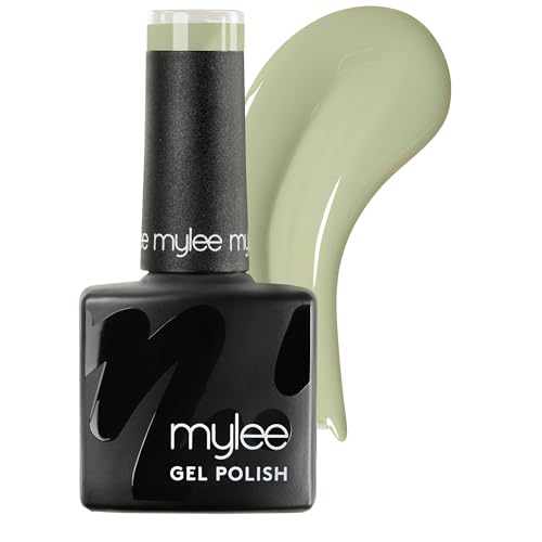 Mylee Gel Nail Polish 8ml [Matcha Latte] - UV/LED Soak-Off Nail Art Manicure Pedicure for Professional Salon & Home Use [Green Range] - Long Lasting & Easy to Apply