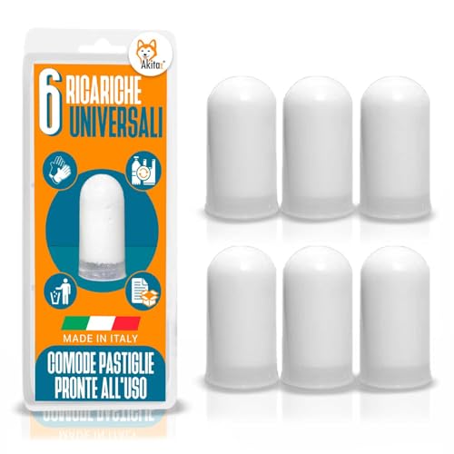 Akitaink Polifosfati per Caldaia Ricarica Universale 6 Cartucce Filtro Anticalcare