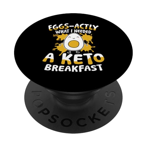 Huevos: lo que necesitaba un desayuno Keto PopSockets PopGrip Adhesivo