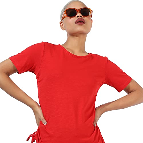Image of Campus Sutra Women's Cotton Regular Fit Tops