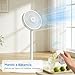 Imagen de EXTRASTAR Ventilador de Pie Silencioso, oscilante