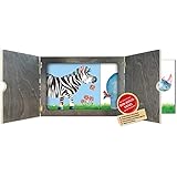 Kamishibai mit seitlichem Einschub und offener Rückwand. Erzähltheater für Bildkarten in DIN A3. Fertig montiert. Mit Don Bosco-Qualitätssiegel: ... (Zubehör für das Erzähltheater Kamishibai)