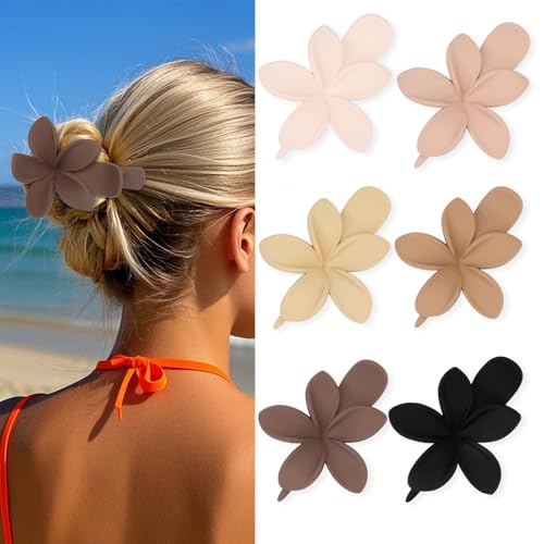 Pinzas de Pelo Planas Florales Pack 6 para Mujer Neutro miniatura 1