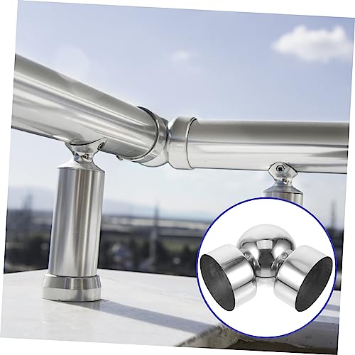 Conector de pasamanos inoxidable y extensión ajustable para barandilla 3