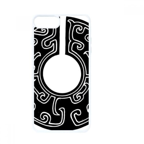 Coque iPhone 7 8 SE 2020 motif historique Chine Dynastique Blanc