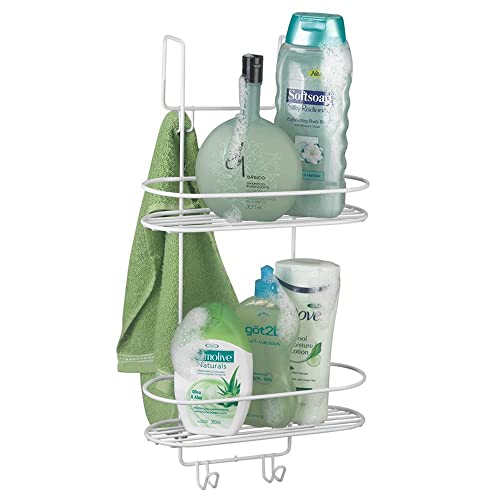 SUPORTE PORTA SHAMPOO DUPLO PARA BOX 2 PRATELEIRAS SEM FUROS PARA BANHEIRO ARTHI