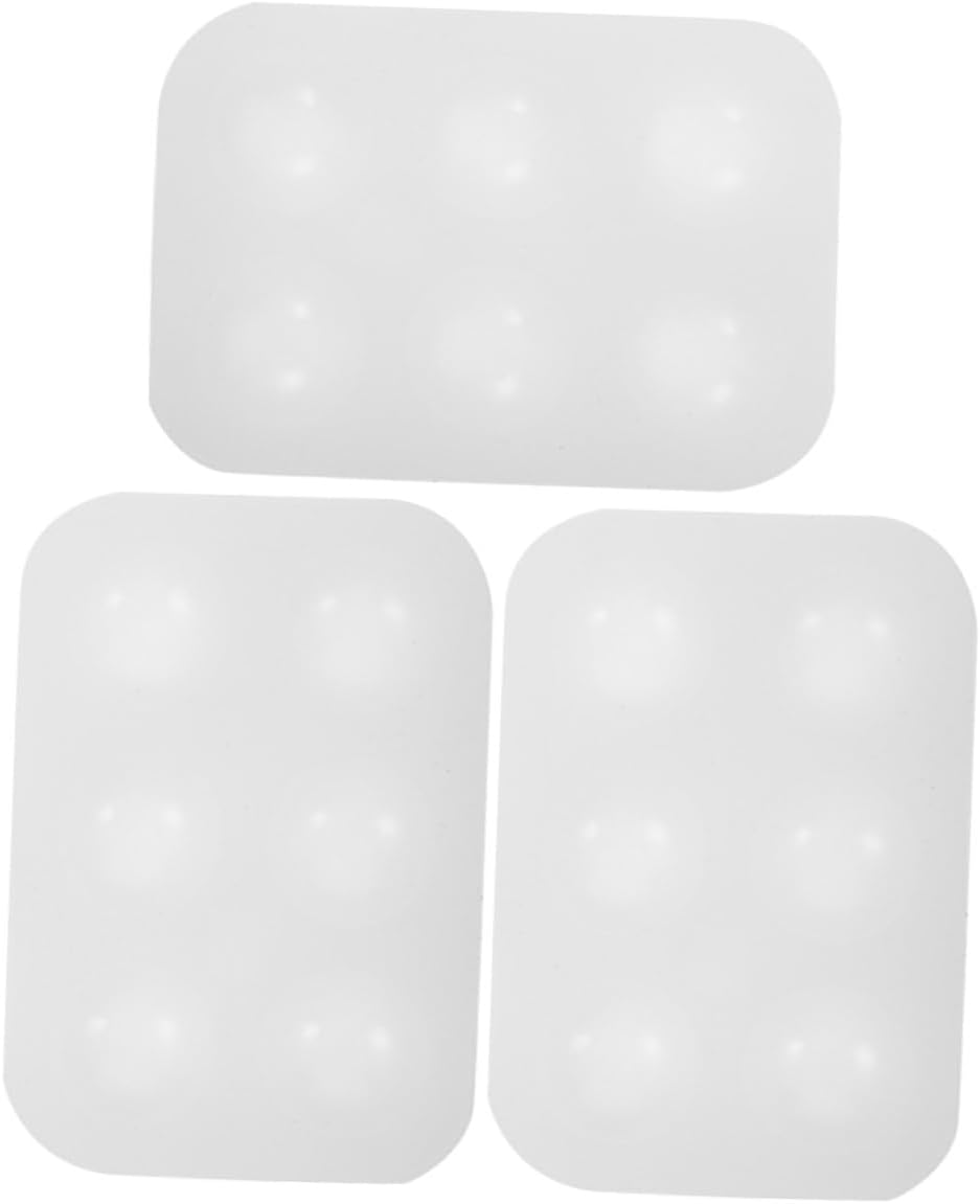 3Pcs Silicone Watercolor Palette Reusable Mixing Tray for Oil Painting Easy to Clean Paint Plate for Artists and DIY Enthusiasts