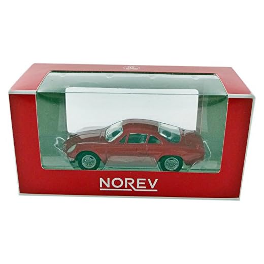 Norev – 319226-a110r – Alpine – Renault A110 – Escala 1/64 – Rojo