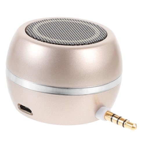 KOMBIUDA Wired Speaker with Audio Input USB Rechargeable Compact Voice Box for Desktop High Strength Shell for Enhanced Durability Portable Sound for Music
