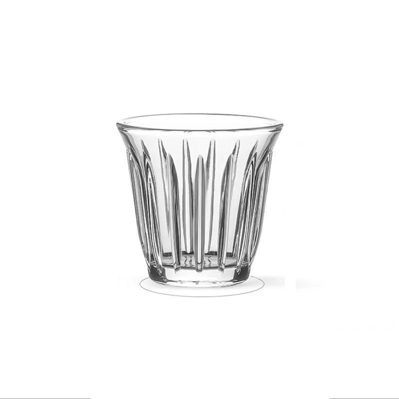 SN-DINNWAR 220ML Glass Coffee Cup Wine Glass Afternoon Tea Cup Mug Cup Iced Tea Glass For Family Office Party Weeding Restaurant And Kitchen Use (Glass Cup B)
