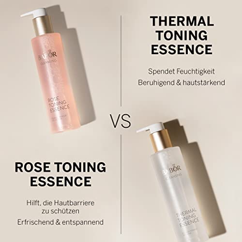 BABOR CLEANSING Rose Toning Essence für jede Haut, Tonisierendes und beruhigendes Gesichtswasser, Rosenduft, Ohne… - Image 5
