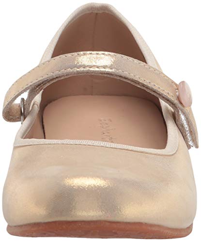 Elephantito Girls European Ballet Flat, Gold, 7 Toddler #TOP1
