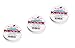 Lee Sortkwik Fingertip Moisteners, 1 3/4 oz, Pink, 3 Pack (10134)