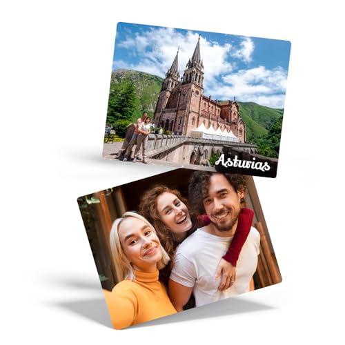 Imanes para Nevera Personalizados | Pack de 5 y 9 Unidades | Imán Personalizado de Fotos para Regalo, Decoración (Rectangular Extra Grande)