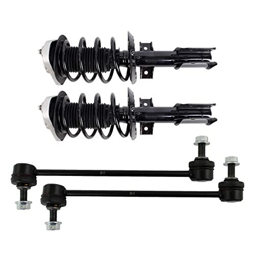 Trq Front Suspension Kit Complete Strut  Coil Spring Assembly Sway Bar Stabil...