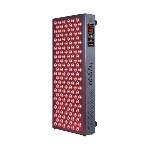 Hooga Red Light Therapy, Red Near Infrared LED Panel, 150 Quad Chip Flicker Free LEDs, Ultra Series, Clinical Grade Device for General Health and Wellness. ULTRA750.