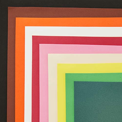 Eduart Placa de Eva Pacote de 10 Unidades, Multicor, 60 x 40 x 0.20 cm