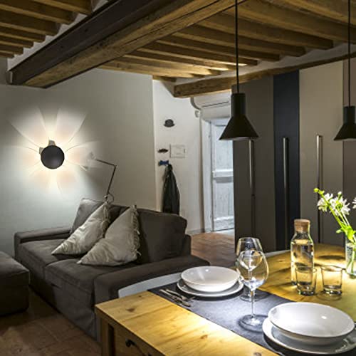 Lámpara de pared LED mini hongo interior moderna decorativa de aluminio 7