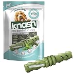 Knash Dog Pro Dental Stick Chews Mint & Seaweed Flavour 240g Care Veggie Based Daily Treats Healthy Teeth & Gums Medium Dog