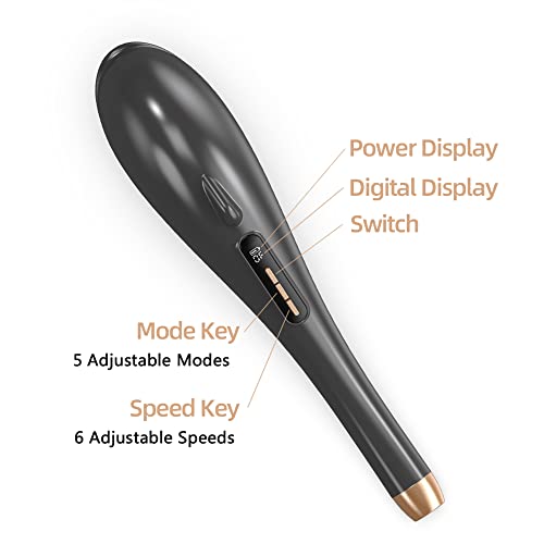 Back Massager For Pain Relief, Portable Cordless Back Massager With Type-C Charging, Deep Tissue Back Massager, Hand Held Massager, Body Pain Relief Massager, Back Massage Handheld, Rechargeable #TOP1