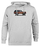 Natürlich – 70 % Baumwolle Suzetee Bronco 2 - Free Wheeling Edition Grauer Unisex-Hoodie-Pullover Mit Kapuze