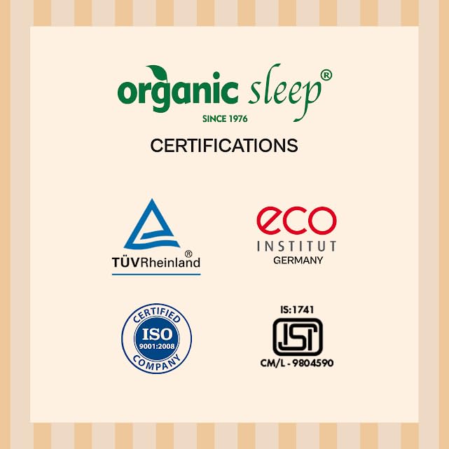 Image of 100% Natural Latex Baby Mattress 48 inchx24 inchx2 inch | Lightweight Crib & Cot Mattress for Kids | Breathable, Hypoallergenic & Supportive Baby Bed with Soft Aloe Vera Knitted Cover