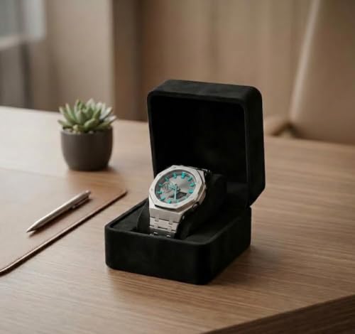 Image of Premium Stainless Steel Analog Digital Watch with Premium Gift Box - Waterproof Quartz Wrist Watch with Luminous Markers, Calendar Display, Durable Metal Strap, Luxury Sports Watch