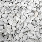 Bernardelli Ciottoli Bianco Carrara 7-15 mm per Vasi Aiuole e Giardino 10 kg