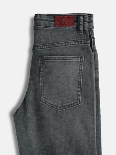 Image of Urbano Juniors Boy's Loose Baggy Fit Washed Denim Jeans Stretchable