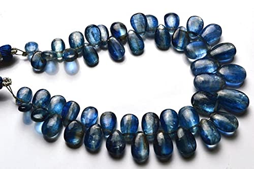 Cyanite bleue naturelle briolette poire LKBEADS pour fabriquer un cadeau fait main