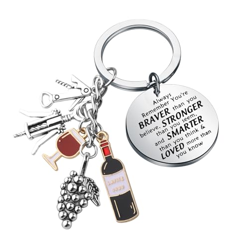 Porte-clés amusant pour les buveurs de vin à sortir lors des apéritifs entre amis