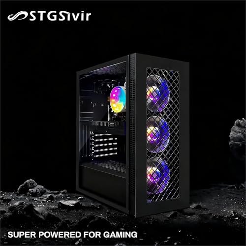 Miniatura 4 de Stgsivir Pc Gaming, Ordenador De Sobremesa Gaming, Geforce Rtx 2060 Super 8gb Gddr6,Core I7 8th Hasta 4.1 Ghz,32gb Ddr4,1tb Ssd,Wifi6,Bt5.0,Rgb Ventiladores X3,Windows 11 Pro