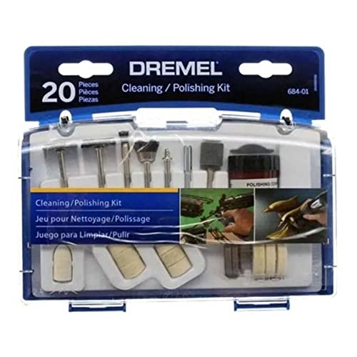 Kit P/Limpar E Polir 684-01 20 Peças Micro Retifica Dremel