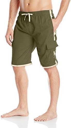 U.S. Polo Assn. Men's Side-Stripe Cargo Short with Pony Logo