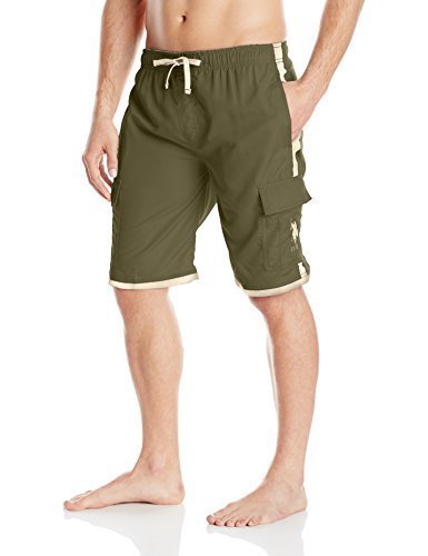 U.S. Polo Assn. Men's Side-Stripe Cargo Short with Pony Logo