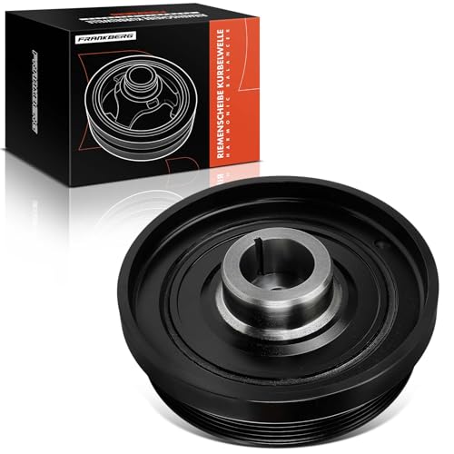 Frankberg Pulley Crankshaft Compatible with iX35 EL ELH LM Santa Fé II CM Santa Fé III DM DMA Sorento II XM Sportage SL Replace# 231242F600, 231242F602