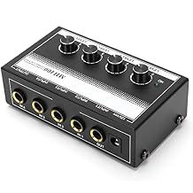 AUNMAS 4-Channel Line Mixer, Ultra Low Noise Audio Equipment #2