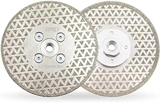 BGTEC Diamond Cutting Grinding Disc - 5" (125mm) Diamond Cutting Wheel for Granite Marble Cermaic Porcelain Tile with M14 Arbor