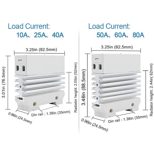 SSR Relais Statique Mince 60A Solution Anti Surchauffe pour Commande Industrielle - 4