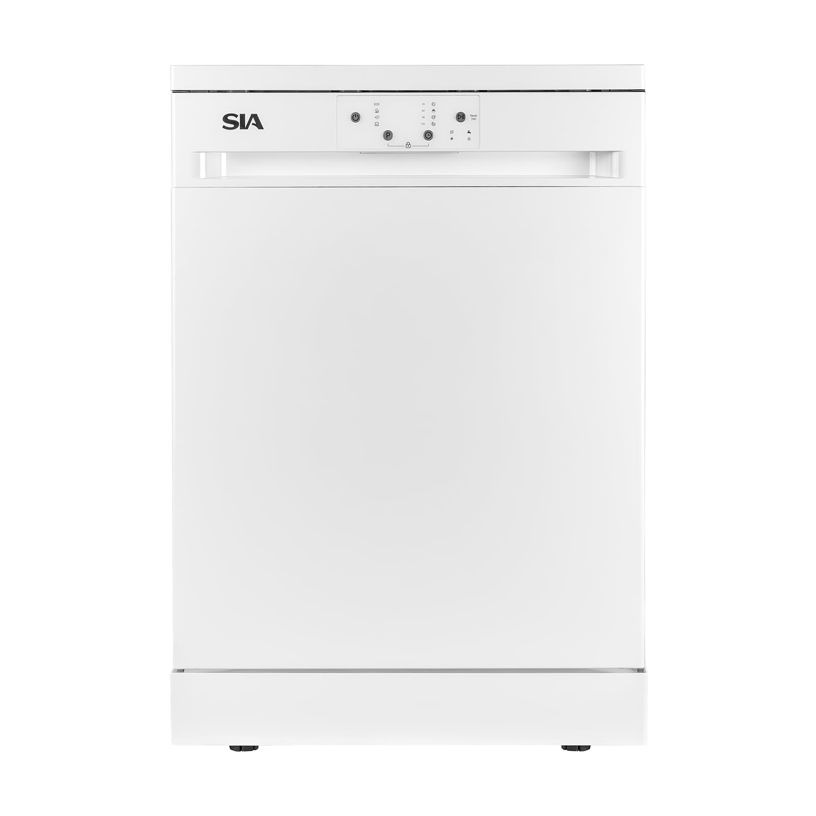 SIA SFSD459BL Freestanding Dishwasher, Slimline 45cm Width, 9 Place Settings, Delay Start, 4 Programs, 29 Minute Quick Wash, Black — view 6