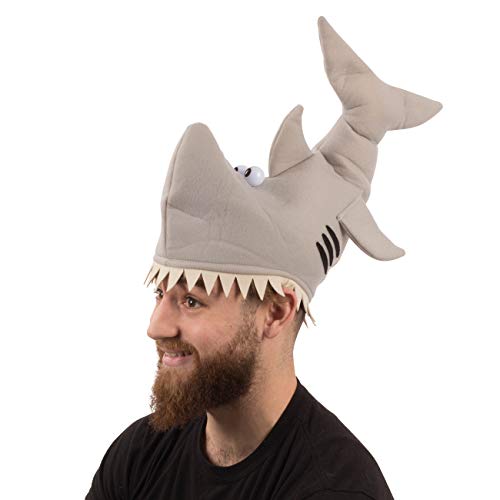 Funny Party Hats Shark Hat - Adults Shark Costume Accessory - Novelty Hats